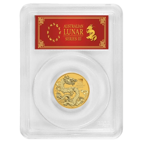 Australia Lunar Dragon Gold 1/4 Oz (Ounce)