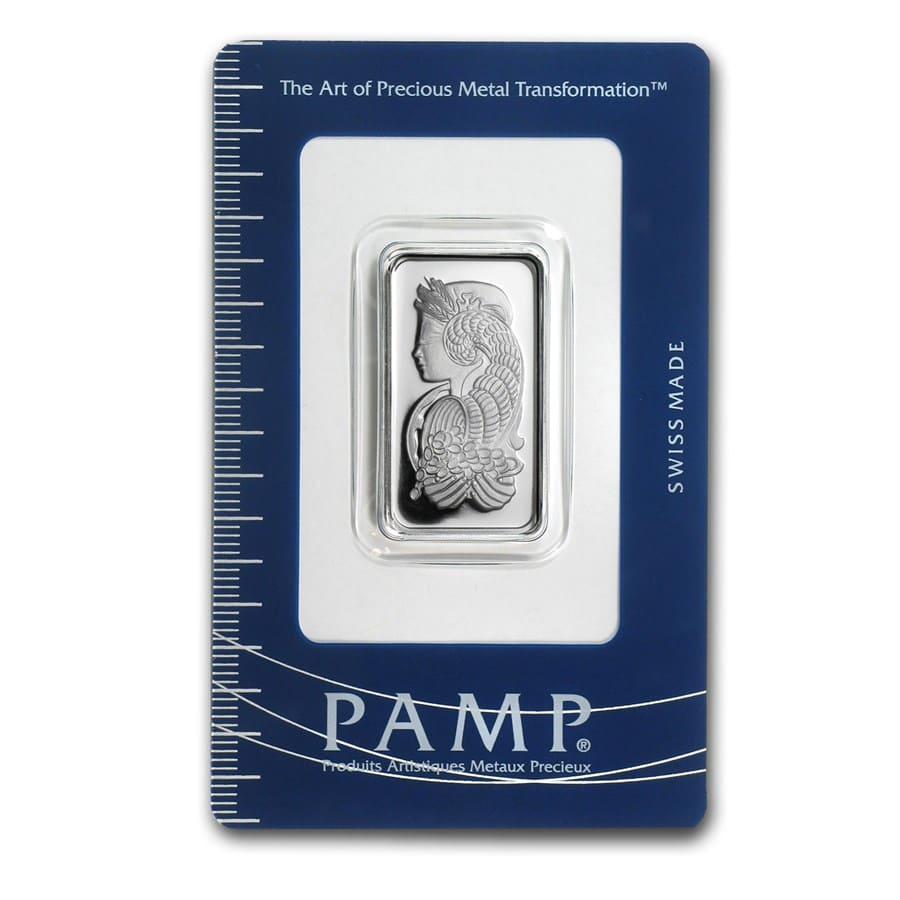 10g Silver Minted Bar 'Pamp'