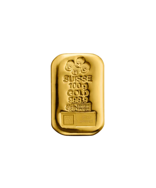 100G PAMP SUISSE Gegoten Goudbaar - 999.9