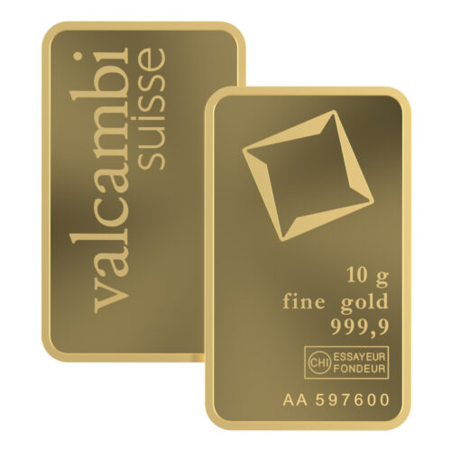 10G VALCAMBI Goudbaar - 999.9 - Image 3