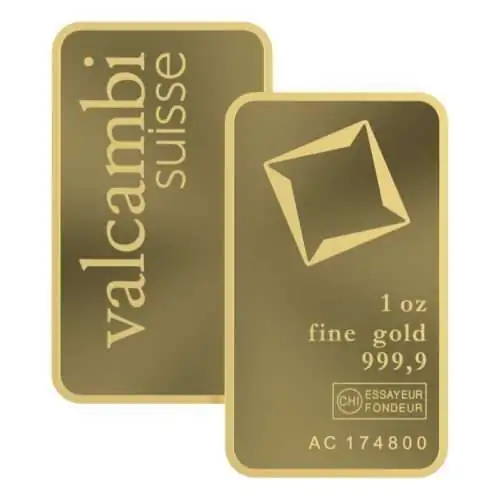 1 OZ VALCAMBI Goudbaar - 999.9 - Image 3