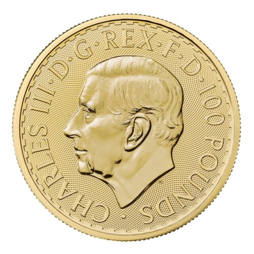 1 OZ BRITANNIA GOUDEN MUNT 2025 - CHARLES Ill - 999.9 - Image 2
