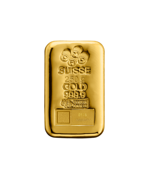 250G PAMP SUISSE Gegoten Goudbaar - 999.9