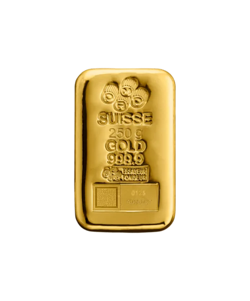 250G PAMP SUISSE Gegoten Goudbaar - 999.9