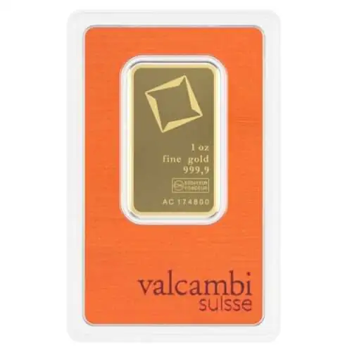 1 OZ VALCAMBI Goudbaar - 999.9