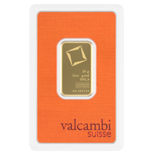 20G VALCAMBI Goudbaar - 999.9