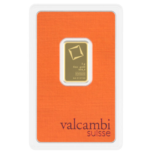 5G VALCAMBI Goudbaar - 999.9