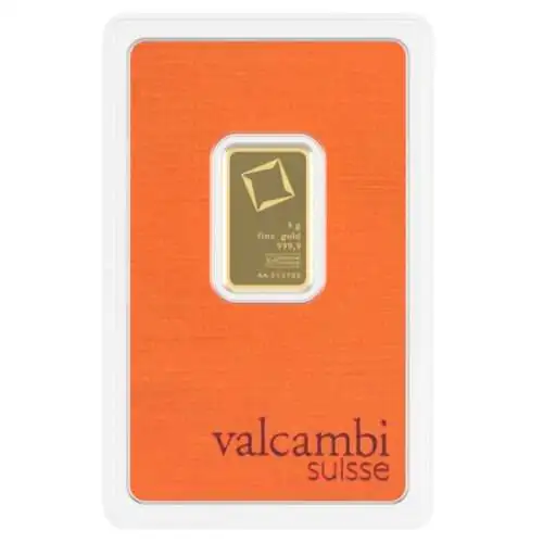 1 OZ VALCAMBI Goudbaar - 999.9