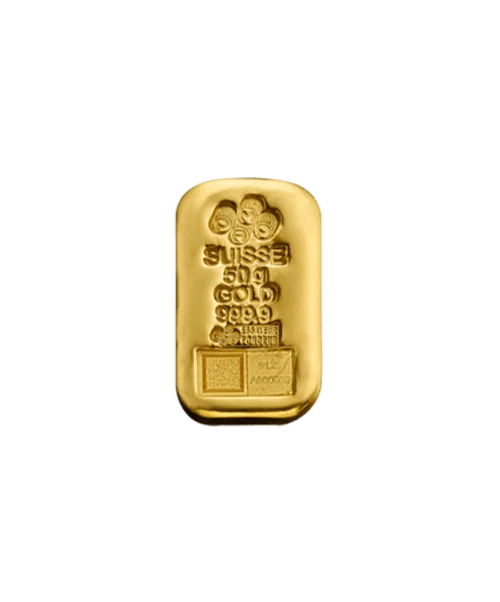50G PAMP SUISSE Gegoten Goudbaar - 999.9