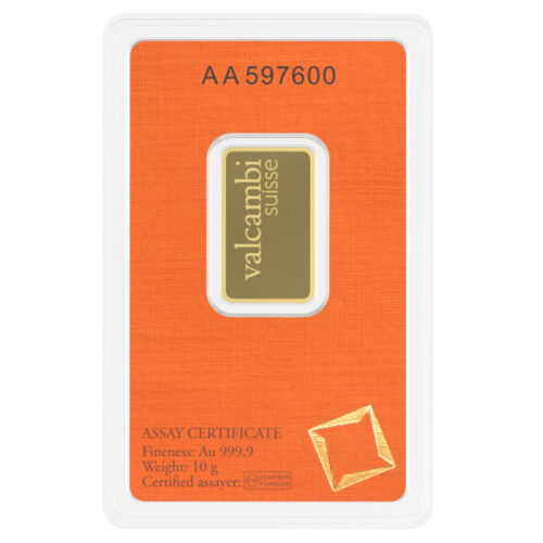 10G VALCAMBI Goudbaar - 999.9 - Image 2