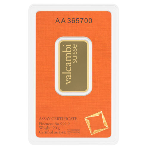 20G VALCAMBI Goudbaar - 999.9 - Image 2