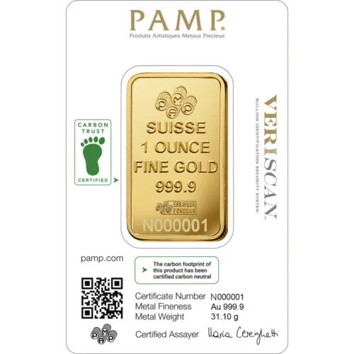1 OZ PAMP Suisse Lady Fortuna Goudbaar- 31.103 g - Image 2
