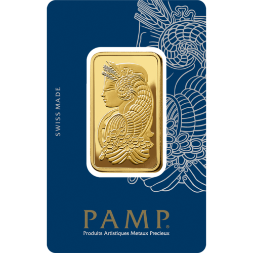 1 OZ PAMP Suisse Lady Fortuna Goudbaar- 31.103 g