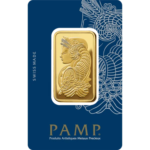 1 OZ PAMP Suisse Lady Fortuna Goudbaar- 31.103 g