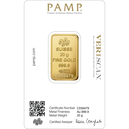 20G PAMP SUISSE Goudbaar - 999.9 - Image 2