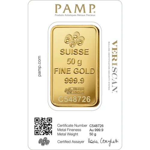 50G PAMP SUISSE Goudbaar - 999.9 - Image 2