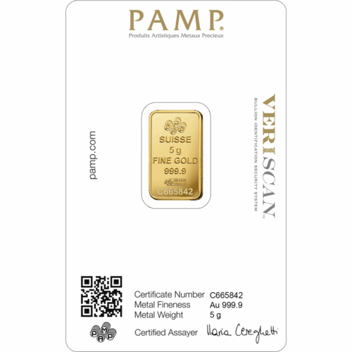 5G PAMP SUISSE Goudbaar - 999.9 - Image 2