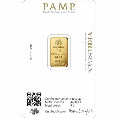 5G PAMP SUISSE Goudbaar - 999.9 - Image 2