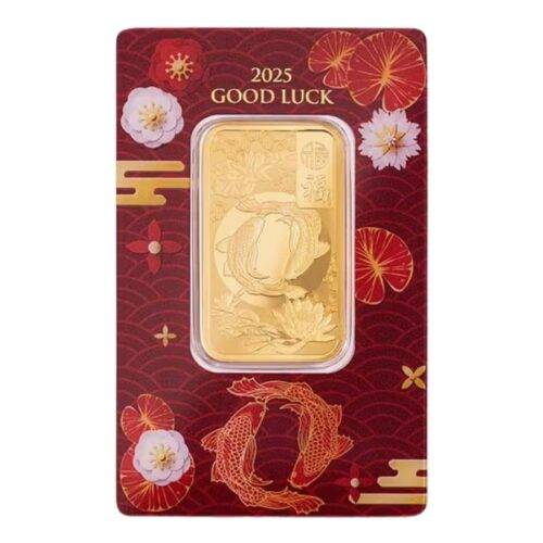 1 OZ PAMP Good Luck Koi Fish Goudbaar - 999.9