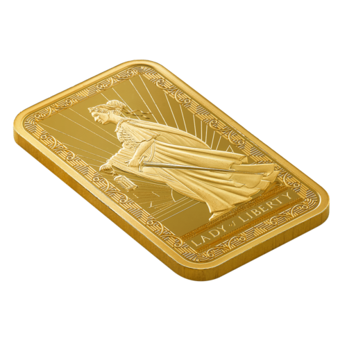 1 OZ PAMP x Newmont Lady of Liberty Goudbaar- 31.103 g - Image 3