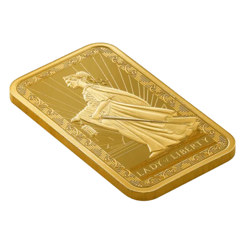 1 OZ PAMP x Newmont Lady of Liberty Goudbaar- 31.103 g - Image 3