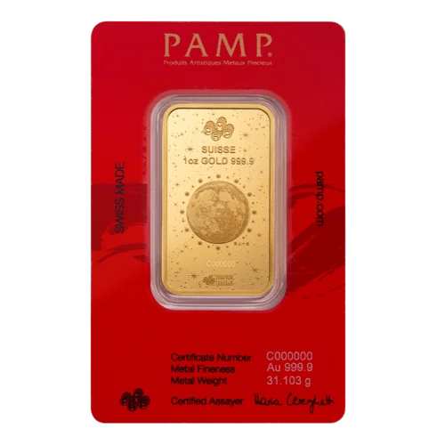 1 OZ PAMP Lunar Legends 2025 - Year of the Snake Goudbaar (999.9) - Image 2