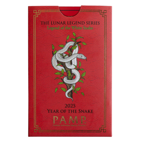 1 OZ PAMP Lunar Legends 2025 - Year of the Snake Goudbaar (999.9) - Image 5
