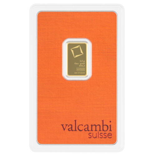 2.5G VALCAMBI Goudbaar - 999.9