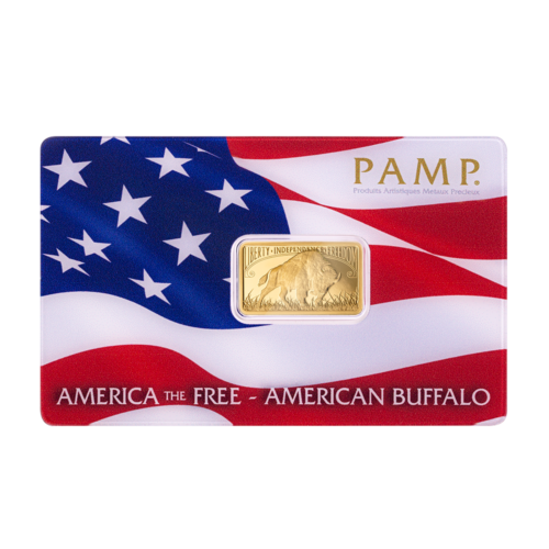 5G PAMP America the Free - American Buffalo Goudbaar - 999.9