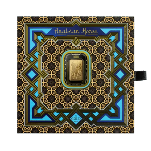 5G PAMP Arabian Horse Goudbaar Pendant - 999.9 - Image 3