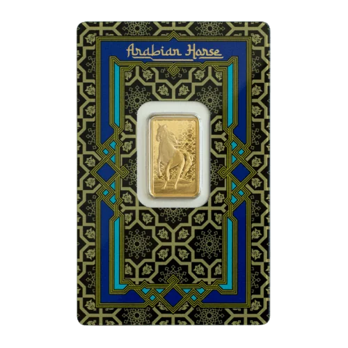 5G PAMP Arabian Horse Goudbaar Pendant - 999.9