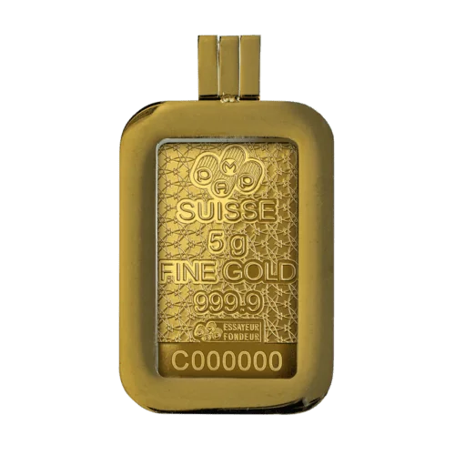 5G PAMP Arabian Horse Goudbaar Pendant - 999.9 - Image 6
