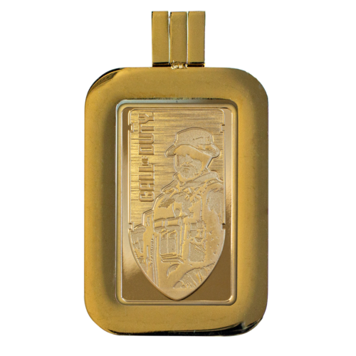 5G PAMP x Call of Duty®: Modern Warfare® IIl- Goudbaar Pendant (999.9) - Image 4