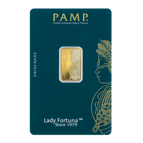5G PAMP Lady Fortuna 45th Anniversary Goudbaar - 999.9