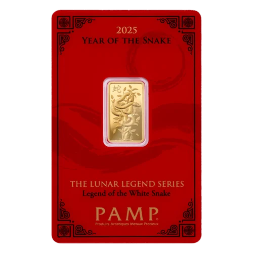 PAMP Lunar Legends 2025 - Year of the Snake 5 g Goudbaar (999.9)