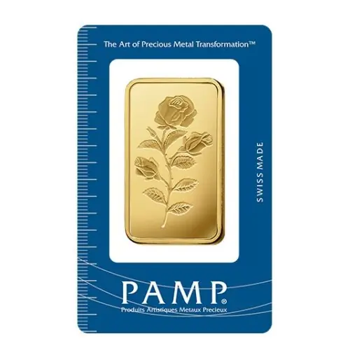 50G PAMP SUISSE Goudbaar - ROSA - 999.9